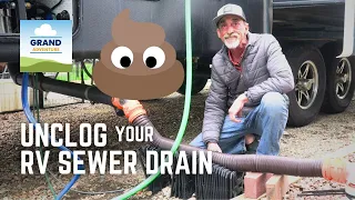 Ep. 353: Unclog Your RV Sewer Drain | RV camping travel rvlife rvliving recreational vehicle how-to