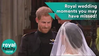 Royal wedding moments you may have missed!