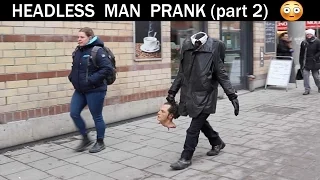 Headless man Prank part 2 (slaughter version)- Julien magic