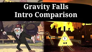 Gravity Falls Intro Comparison // Normal vs Weirdmageddon