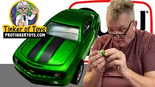 Auto World Xtraction R30 2010 Chevrolet Camaro SS (green) HO Scale Slot Car - SC354CAMARO10GREEN