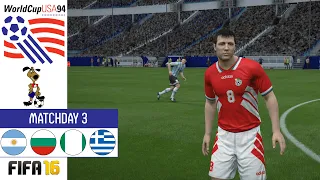 1994 World Cup SIM - Matchday 3 (Group D)