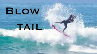 Easy Blow Tail Snaps For Surfing | How To Do A Blow Tail Snap | Surfing Frontside Blow Tail Re Entry