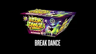 Break Dance - 500g Multi-shot Fan Cake - 210 Shots - Cutting Edge Fireworks