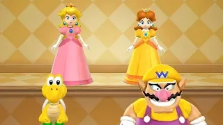 Mario Party 9 - Step It Up - Peach vs Daisy vs Koopa vs Wario