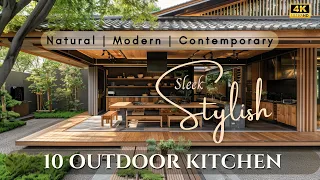 10 Outdoor Kitchen Designs to Enrich Your Outdoor Living | Transform Your Outdoor Space into a Haven