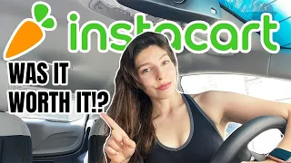 I tried Instacart as a driver/shopper - this is how much I made!