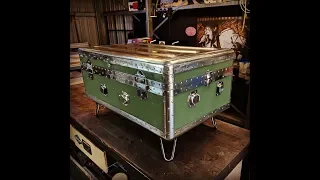 Vintage Military Trunk Restoration - Forme Industrious