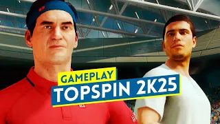GAMEPLAY TOP SPIN 2K25, el mejor tenis VUELVE este año a tu PC y CONSOLAS