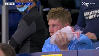 The professional injury that sent De Bruyne out ucl final against Chelsea (Rudiger vs De Bruyne)2021