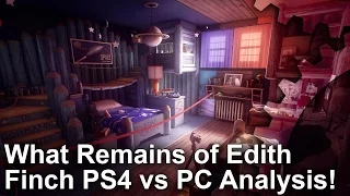 What Remains of Edith Finch PS4/Pro vs PC Graphics Comparison + Frame-Rate Test