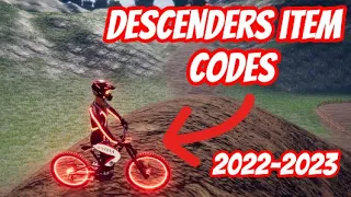 Descenders item codes