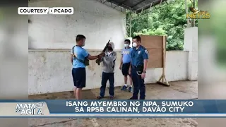 Miyembro ng NPA, sumuko sa RPSB Calinan, Davao City