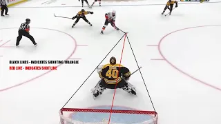 GOALTENDERS - Players changing the shooting angle to score on great goaltenders