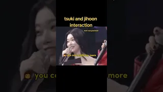 jihoon funny moment with tsuki of #billie  in #aseaawards