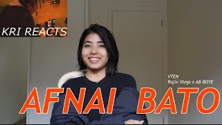 VTEN - AFNAI BATO (Official Video) REACTION VIDEO !!