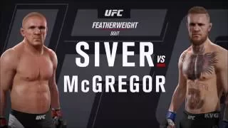 EA Sports UFC 2 - Dennis Siver vs Conor McGregor | Gameplay (HD) [1080p60FPS]