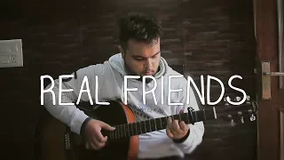 [free tabs] Camila Cabello - Real Friends - Fingerstyle Guitar Cover