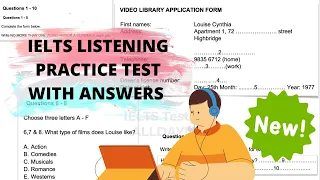 IELTS LISTENING 🎧 PRACTICE TEST WITH ANSWERS | MUST TRY ❄️ | BC/IDP☃️