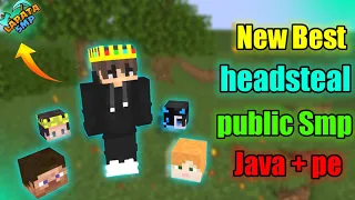 Best cracked public Headsteal smp server for Minecraft pocket and java || free to join 24/7 online
