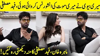 Fahad Mustafa's Shocking Insights On Death Insurance Revealed | Shahrukh Khan | Mahira Khan | SA2Q