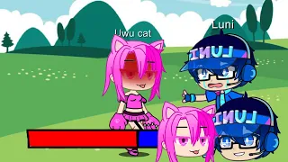 Uwu cat vs Luni plot twist at the end   #savethegachacommunity #stopgachaheat