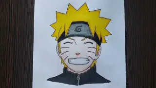 How to draw Naruto from Naruto anime tutorial