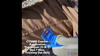 Training Use Only: CTOMS Combat Application Tourniquet (C-A-T) Gen 7 Blue 🇨🇦 Now Available