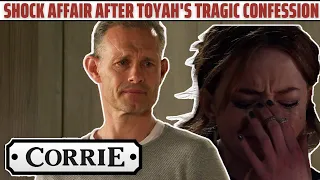 Coronation Street teases SHOCK affair after Toyah's tragic confession | Coronation Street spoilers