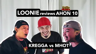 LOONIE | BREAK IT DOWN: Rap Battle Review E11 | AHON 10: KREGGA vs MHOT