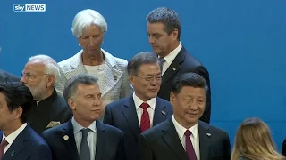 World leaders gather at the G20