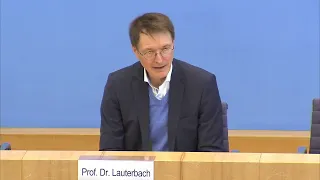 Bundesgesundheitsminister Prof. Karl Lauterbach zur aktuellen Corona-Lage am 08.04.2022