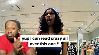 Shoplifter Forces Cops to Drag Her from the Mall Reaction