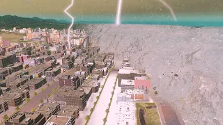 Giant Tsunami DESTRUCTION !!!