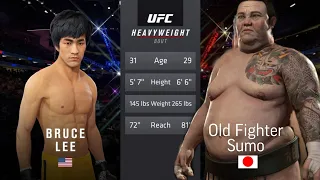 UFC4 | Bruce Lee vs Old Fighter Sumo (EA Sports UFC 4)