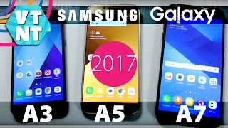 Какой Купить? Samsung Galaxy A3 A5 A7 2017 Сравнение Трех Братьев