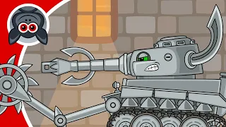 Leviathan vs Super Mutant. Adventures of Steel Monster. Cartoons About Tanks