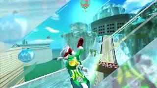 Sonic Free Riders Intro AI Upscaling 60 FPS