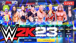 🔴 LIVE - WWE 2K23 My First LIVE Stream - WWE 2K23 Roman Reigns John Cena Brock Lesnar !!