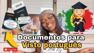 Documentos necessários para visto de estudantes| Portugal 🇵🇹