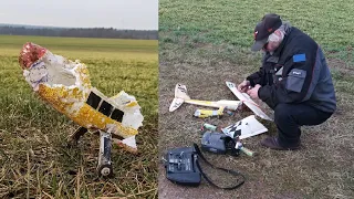 Clue-N-Fly(brei) - Ulis Wild Hawk fliegt wieder 🤣👍 RC-Crash