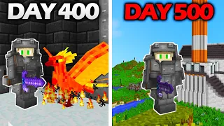 I Survived 500 Days in the Ages of History in Minecraft
