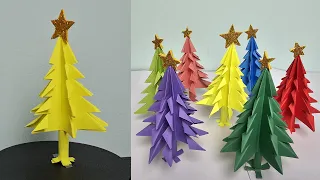 How to Make a 3D Paper Xmas Tree | 3D Paper Christmas Tree | Anan Creative Arena