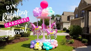 How to Make a Carousel | Revolving Balloon Carousel DIY