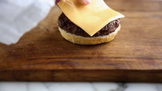 How to style a burger for a professional food shoot