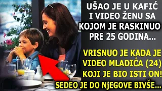 UŠAO U KAFIĆ I VIDEO ŽENU S KOJOM JE RASKINUO PRE 25 god. PORED NjE JE SEDEO MLADIĆ OD 25 GODINA...