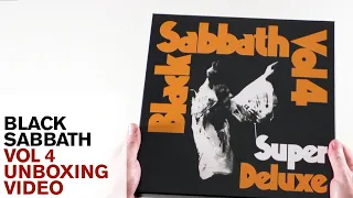 Black Sabbath / Vol 4 vinyl super deluxe unboxing video