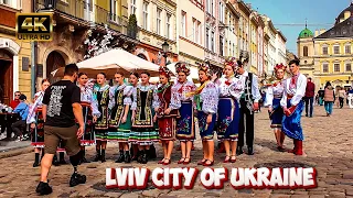 Lviv❤️ What about the weather? Spring +25 Market Square [4k Virtual Walk] 2024