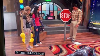iCarly - Gibby Hits Minko With A Stop Sign
