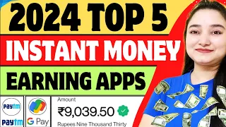 2024 Top 5 Money Earning Apps | Online Paise Kaise Kamaye Without Investment |2024 Best Earning App